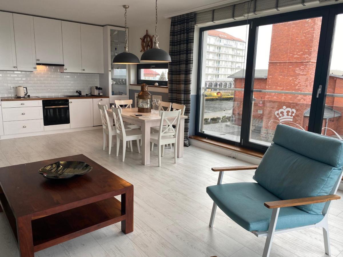 Apartament Blekitny Przy Latarni Ujście-Darłowskie Esterno foto