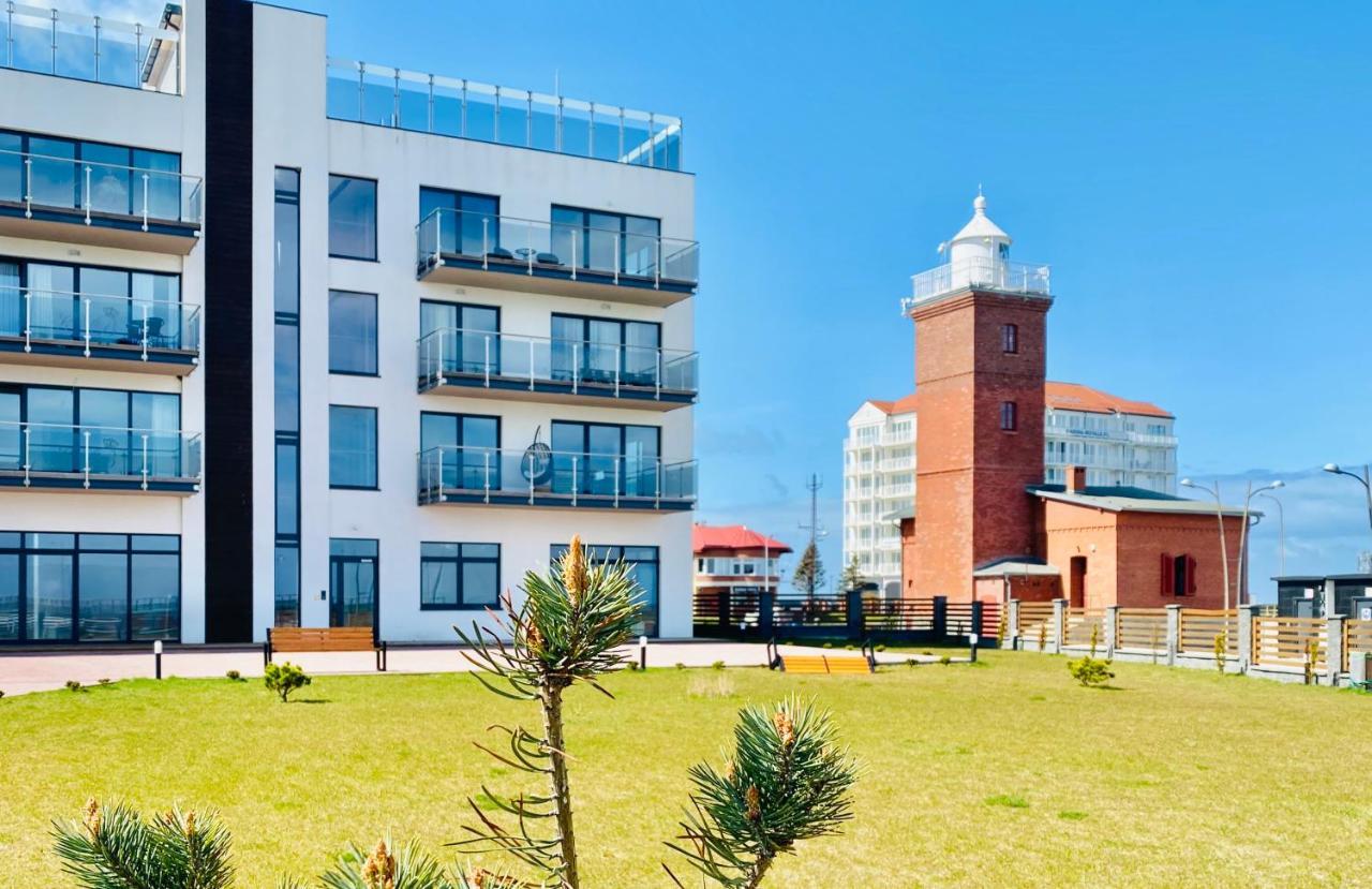 Apartament Blekitny Przy Latarni Ujście-Darłowskie Esterno foto