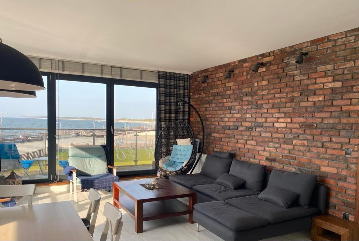 Apartament Blekitny Przy Latarni Ujście-Darłowskie Esterno foto